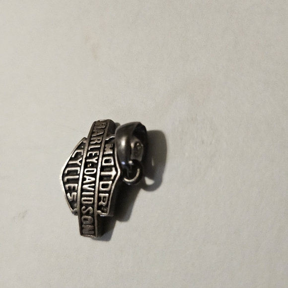Harley-Davidson 925 Sterling Silver Bar and Shield Logo Motorcycle Biker Pendant - Picture 6 of 16